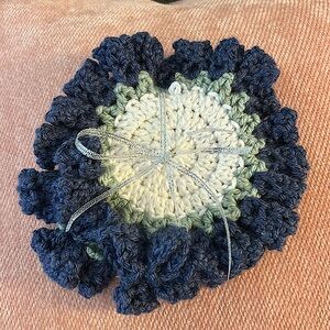 Set of 2 Handmade Flower Coasters